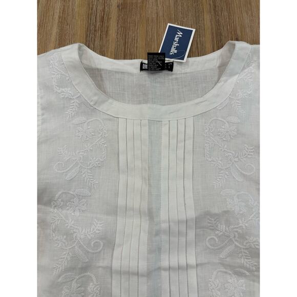 NWT CLASSIC WHITE SLEEVELESS TOP SIZE XL - Picture 8 of 8